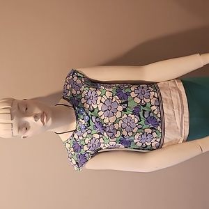 Gymboree Outfit Blue Flowers Size 10